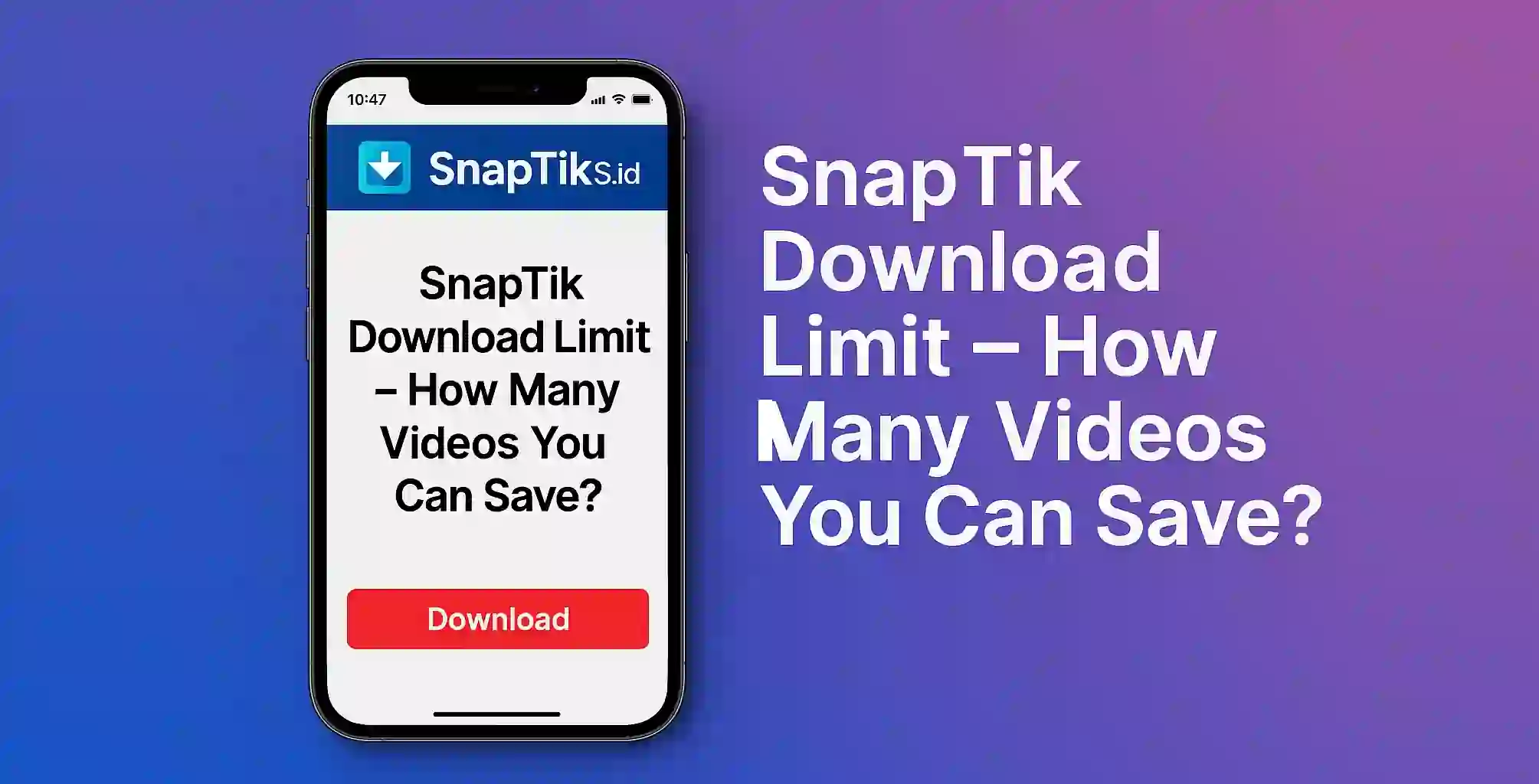 SnapTik Download Limit – How Many Videos You Can Save?
